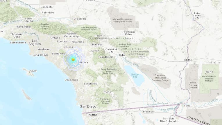 3.3 quake reported in Lakeland Village and Lake Elsinore areas of Riverside County