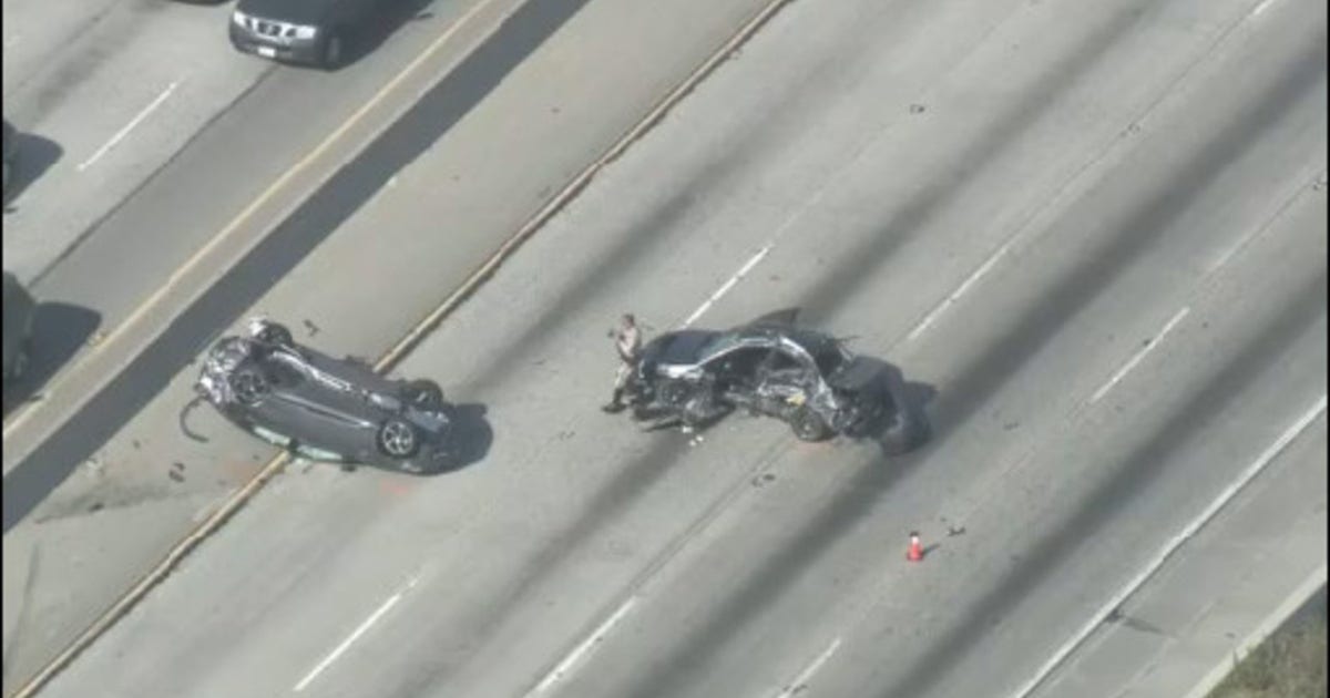 Multi-car crash shuts down eastbound 60 Freeway in Montebello | FOX 11 ...