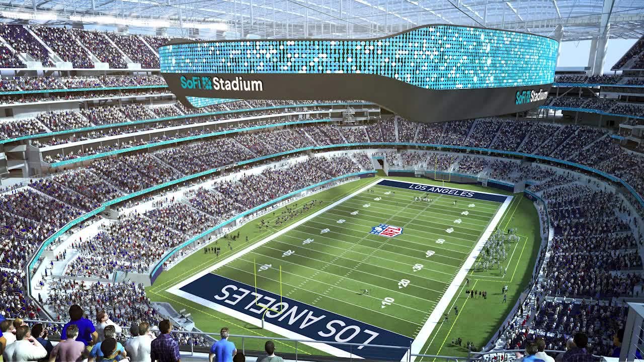 SoFi Stadium Map  Los Angeles Chargers 