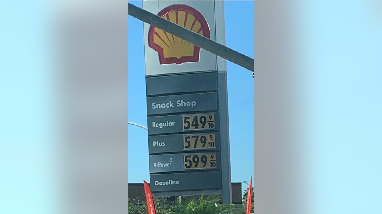 Gas prices exceed $5 a gallon at some Los Angeles area stations