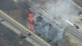 Brea Fire: 16-acre brush fire in Diamond Bar under control