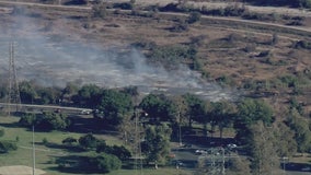Brush fire breaks out in Whittier