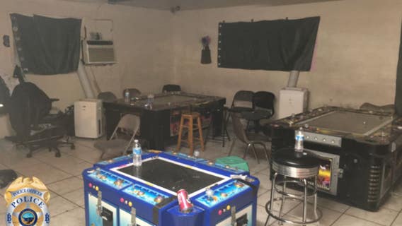 11 arrested after police raid illegal gambling operation in Long Beach