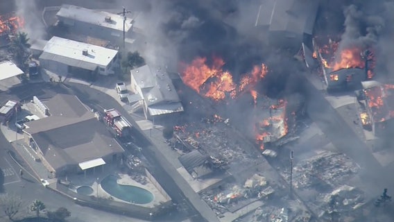 One dead, several structures destroyed as Sandalwood Fire burns 1,011 acres in Calimesa