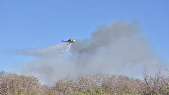 Crews battling 'Shoreline Fire' near Ventura