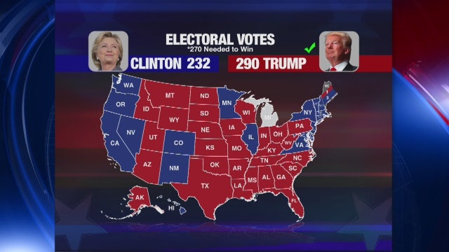 Convincing electoral college to cast votes for Clinton