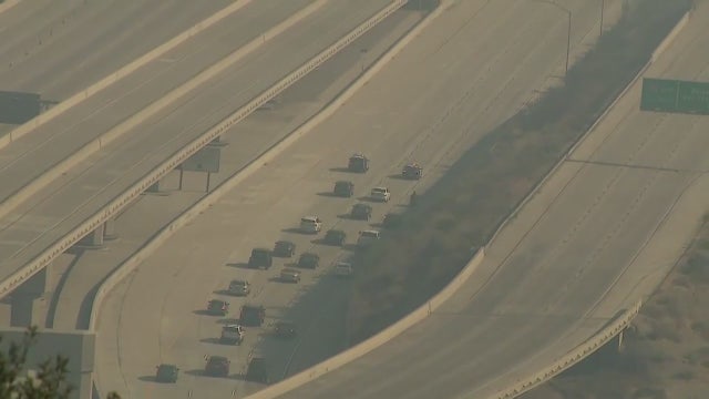 Freeways open in the Saddleridge Fire area