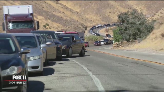 14 freeway reopens hours after being shutdown due to Tick Fire
