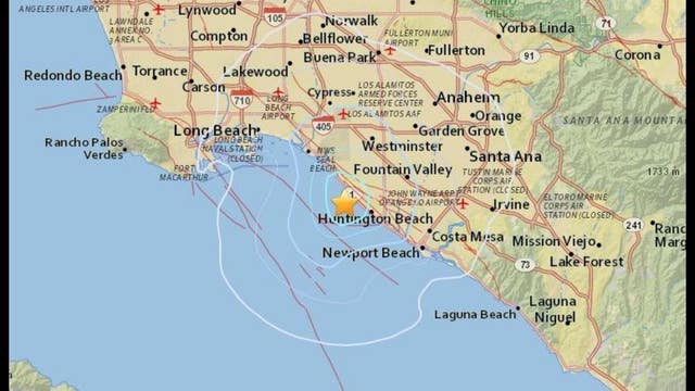 Cluster of small earthquakes shakes-up Huntington Beach