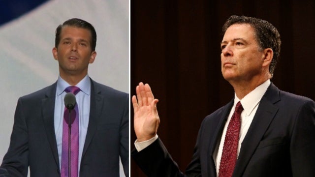 Donald Trump Jr. responds to Comey testimony on Twitter