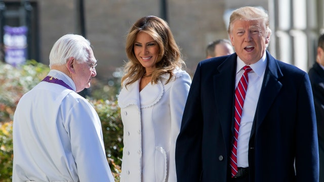 Trump attends church for first time since December