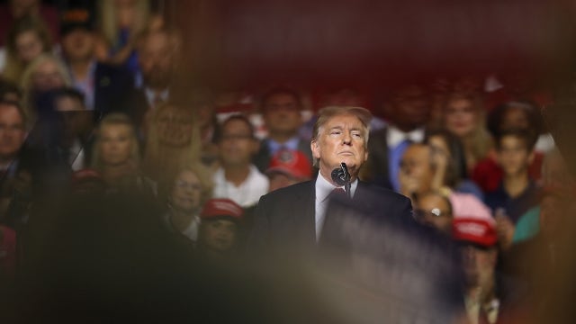 Trump makes false claim on photo IDs for groceries during rally