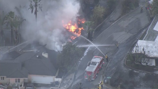 Little Mountain Fire destroys homes in San Bernardino