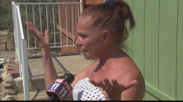 Lucky couple returns to home intact in Erskine Fire