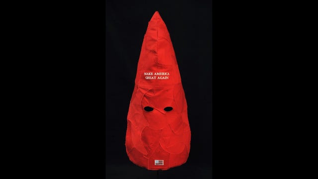 Artist's Facebook disabled after posting 'MAGA hat collection'