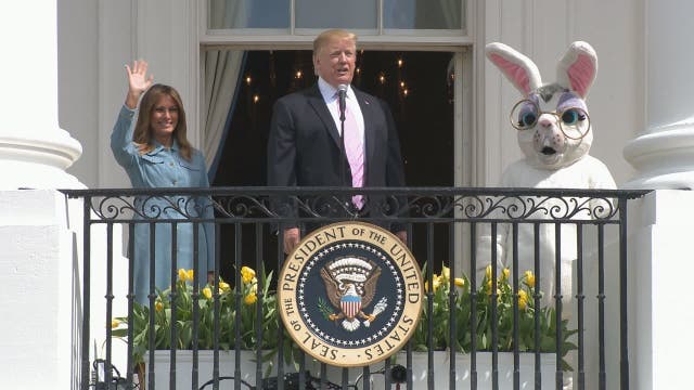 President Trump hosts annual Easter Egg Roll at the White House