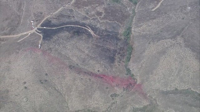 Crews working to contain Eagle fire in Corona