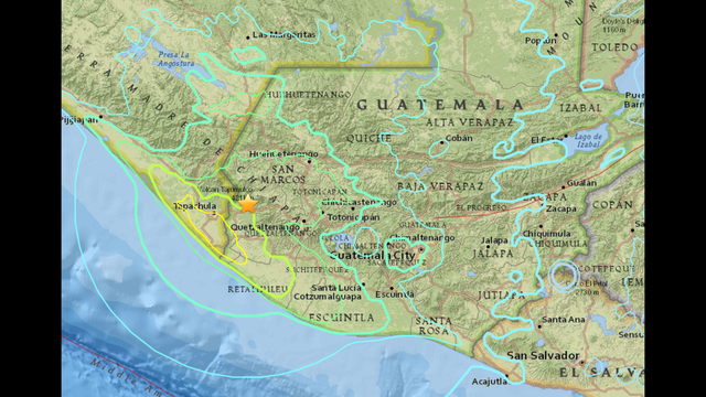 Earthquake strikes near Tajumulco, Guatemala; at least 1 reported injured
