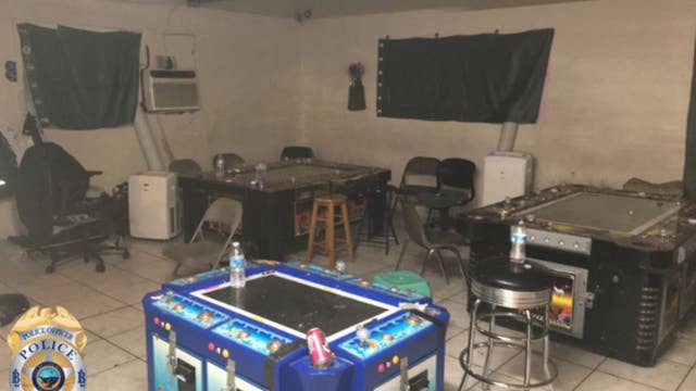 11 arrested after police raid illegal gambling operation in Long Beach