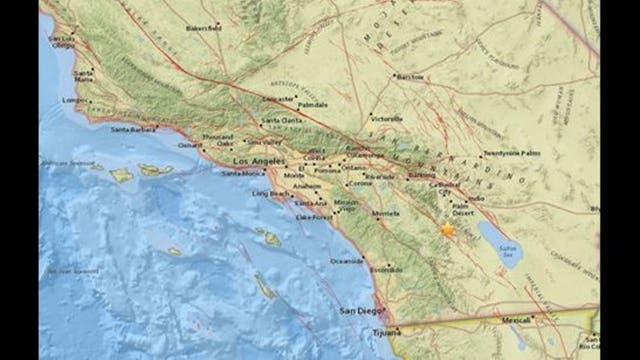 3.1M earthquake at miles from Borrego Springs