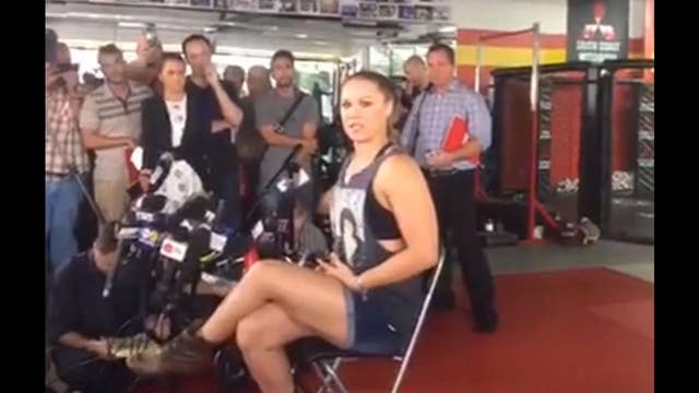 Watch again: MMA's Ronda Rousey press conference