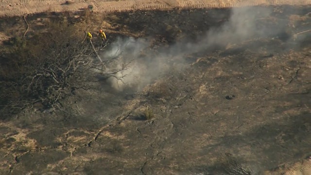 Crews battling newly sparked Soledad Fire in Santa Clarita