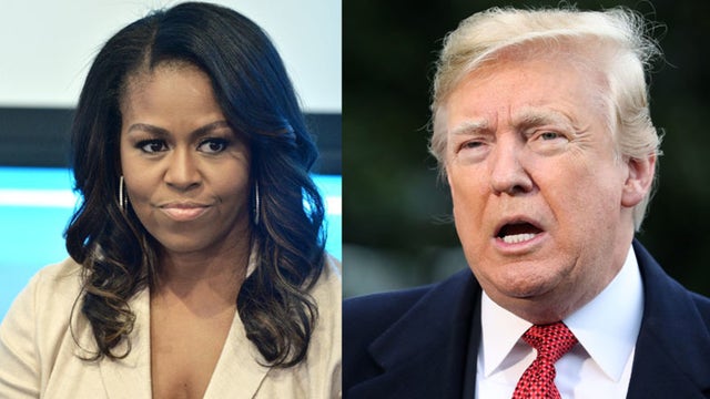 Trump Hits Back at Michelle Obama: 'I'll Never Forgive' Obama for Depleting Our Military