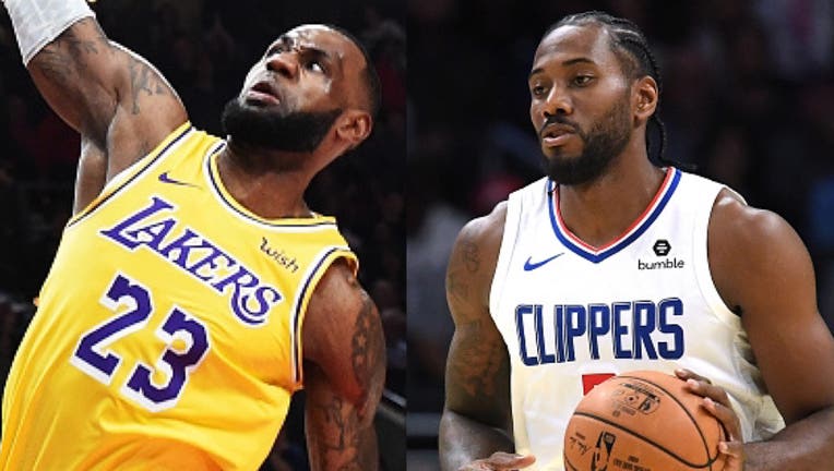 Lebron and sale kawhi lakers