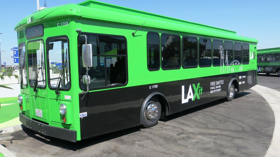 lax shuttle service inside