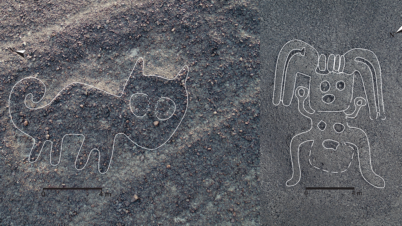 Researchers from Japan use AI to discover 143 ancient drawings in Peru