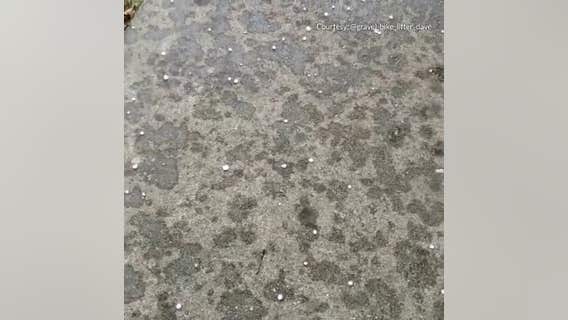 Weird Weather: Huntington Beach residents wake up to hail covering the ground