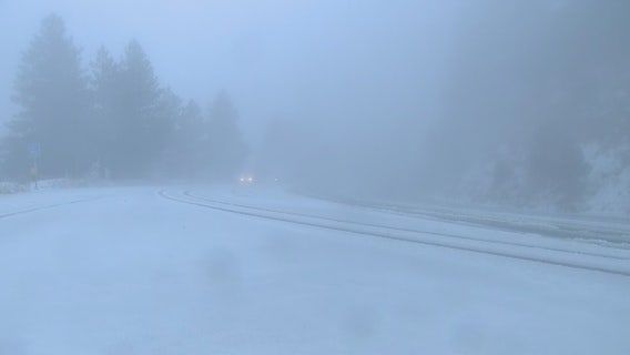 Winter storm brings snow to SoCal mountains