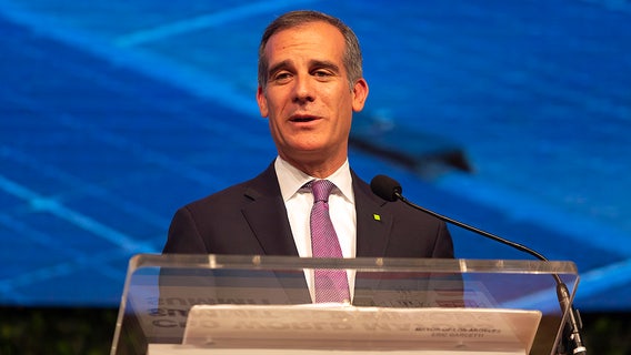 "The Issue Is:" Mayor Eric Garcetti, Michael Knowles, Johanna Maska, Ethan Bearman