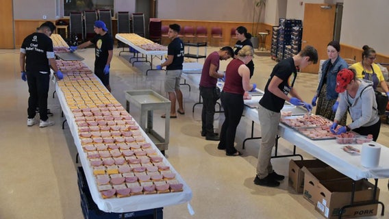 'World Central Kitchen' works to feed first responders fighting Maria Fire in Ventura County