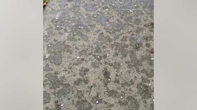Weird Weather: Huntington Beach residents wake up to hail covering the ground