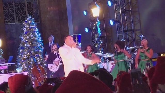Singer John Legend held free concert at Union Station in DTLA