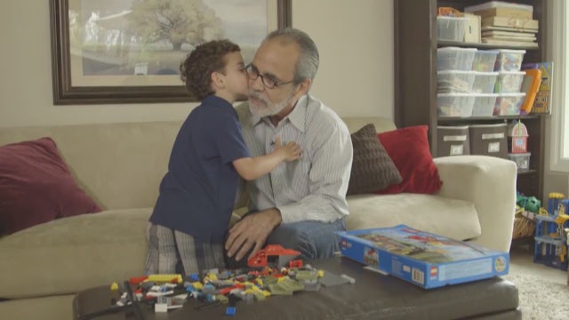 Grandfather's kidney donation gives family voucher for grandson's future transplant