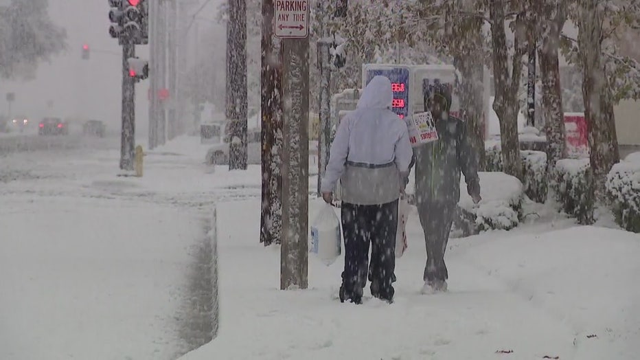 Thanksgiving Storm Blankets Portions Of Southland With Snow; Winter ...