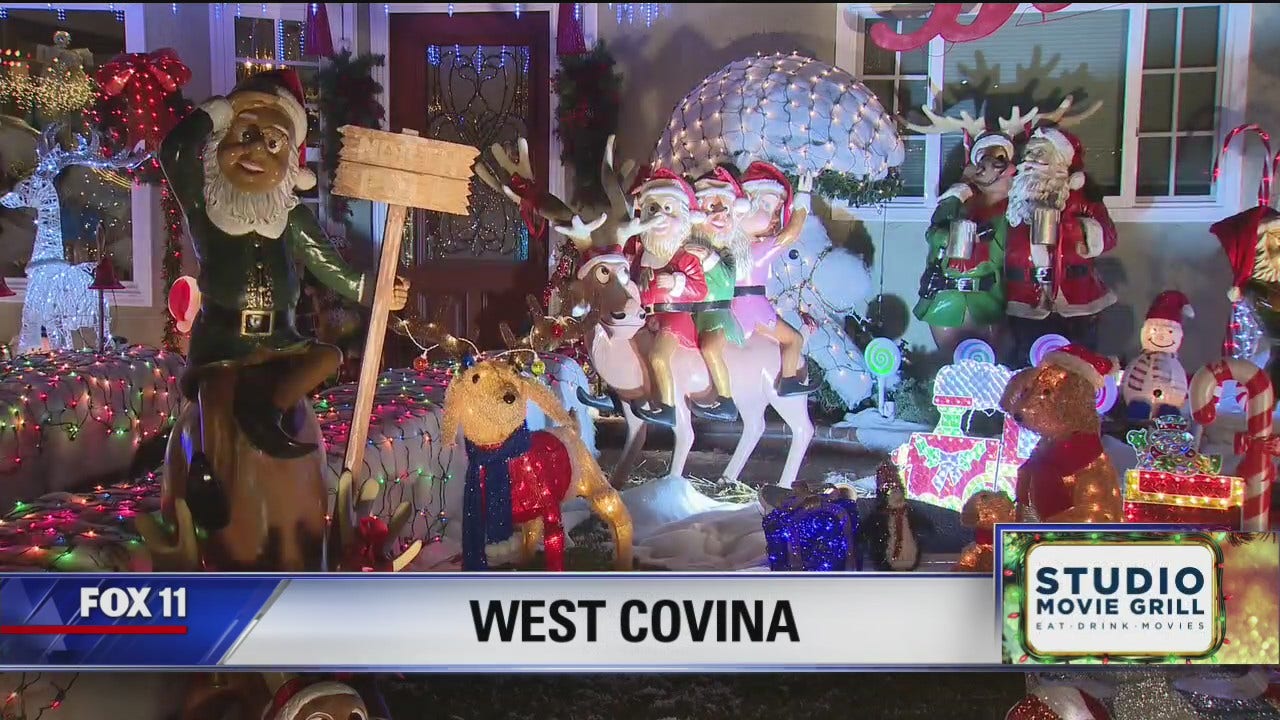 Holiday lights in west covina