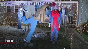 La Mirada man creates special lights display of Griswold house from National Lampoon movie