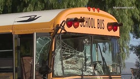 8 injured following collision involving school bus in Lake Elsinore