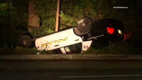 Two Beverly Hills police officers injured in crash during pursuit