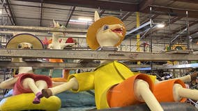 Behind the scenes: A look into the yearlong process of making Rose Parade floats