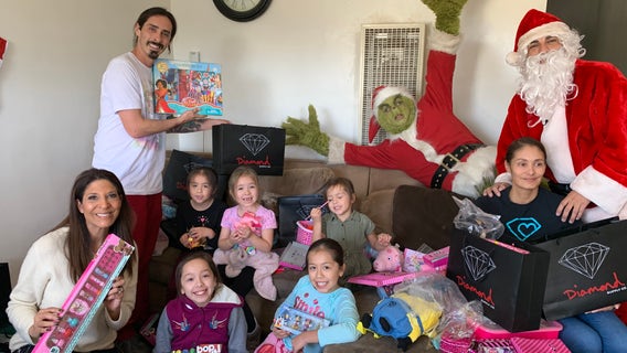 The Hood Santa hits Long Beach with early gifts