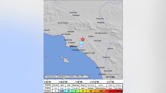 Magnitude 3.2 earthquake jolts Brea area