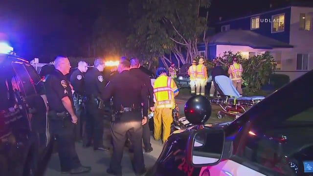Pursuit ends in Downey when suspects crash into apartment building