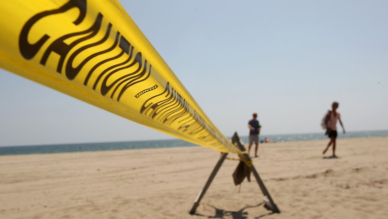 Beachgoers urged to avoid water near storm drains