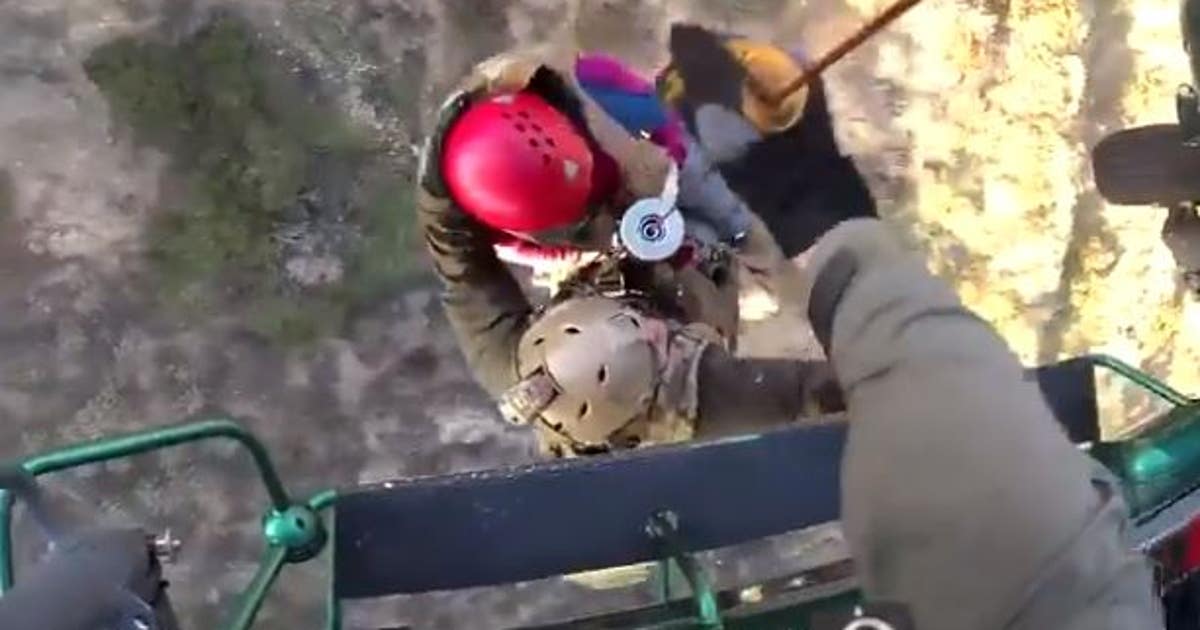 Rescue team airlifts injured hiker who fell 40 feet from Bailey Canyon ...