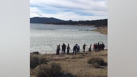 Family rescued after falling through frozen lake in Big Bear