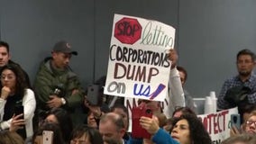 Tempers flare as hundreds of concerned South LA residents demand answers from Delta Airlines